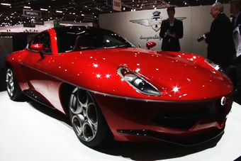 视频：日内瓦车展实拍 阿尔法罗密欧Disco Volante