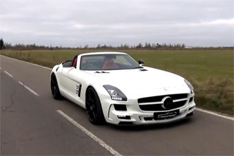 视频：凶狠度提升！改装640马力奔驰SLS AMG Roadster
