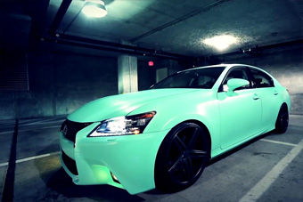 视频：雷克萨斯GS350穿绿衣 换装20寸大脚