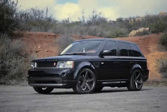 视频：霸气四露 路虎揽胜换装22寸大脚