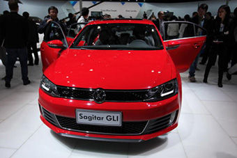 视频：上海车展速腾GLI高清实拍