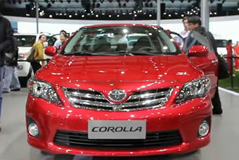 视频：上海车展丰田卡罗拉高清实拍