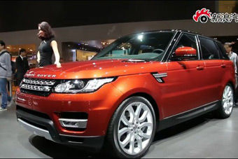 视频：上海车展路虎捷豹-揽胜运动版实拍