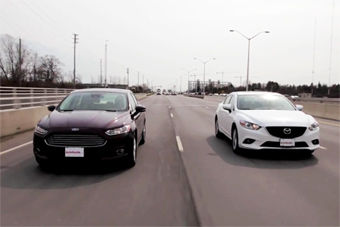 视频：福特Fusion vs 新马自达6对比测试
