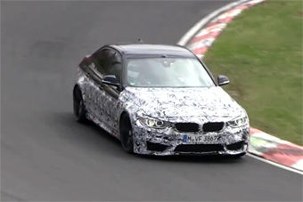 视频：2014款宝马M3伪装赛道测试