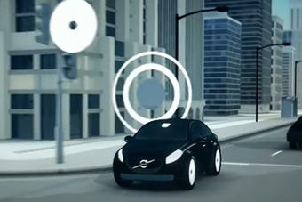 视频：沃尔沃汽车车间互联演示