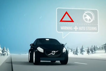 视频：带辅助转向功能的路沿和路障探测系统