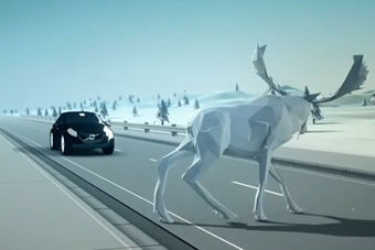 视频：动画演示沃尔沃动物探测系统