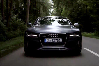 视频：4秒内破百 2014款奥迪RS7亮相实拍