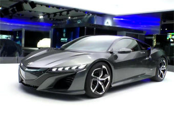 视频：新款讴歌 NXS概念车外观、内饰高清实拍