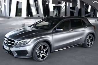 视频：2014款奔驰GLA250内饰静态实拍(高清