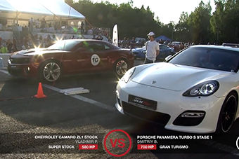 视频：Panamera直线战群雄