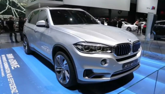 视频：宝马X5 eDrive概念车亮相法兰克福