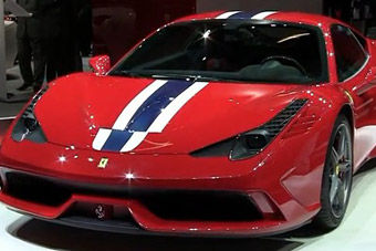 视频：法兰克福车展法拉利458 Speciale发布