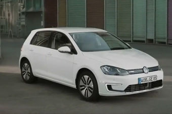 视频：走上环保路线 2014款大众e-Golf上路亮相