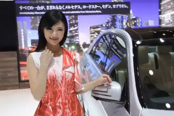 视频：2013年度东京车展上的日本软萌妹子们