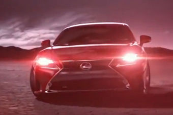 视频：雷克萨斯RC Coupe超级炫酷官方宣传片