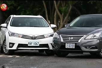 视频：对比测试丰田Altis vs 日产Sentra