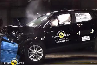 视频：2014款日产逍客Euro NCAP碰撞测试