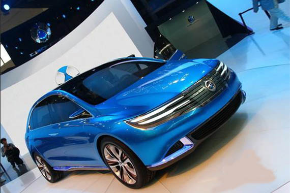 视频：2014北京车展必看车型之腾势电动车
