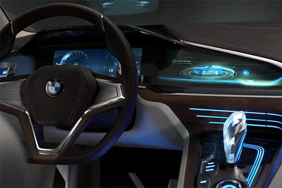 视频：提前感受未来 实拍宝马“VFL”概念车内饰