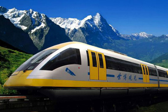 视频：中国研制超级磁悬浮列车 时速可达2900公里