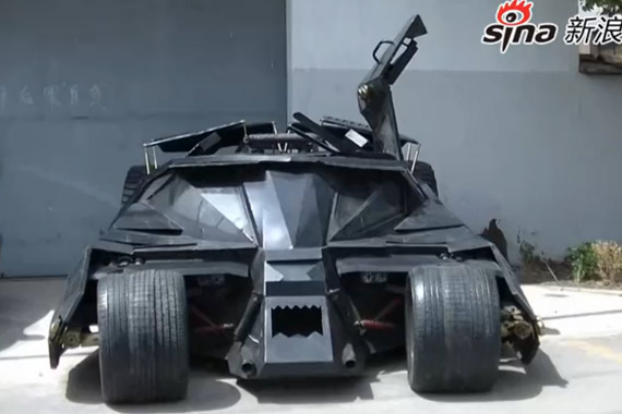 视频：上海亮相“蝙蝠侠战车”租金一天一万元