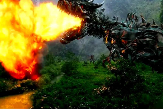 视频：《变形金刚4》预告片 汽车人大战机械恐龙