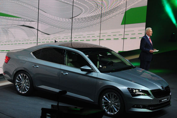 视频：斯柯达全新速派亮相2015日内瓦车展