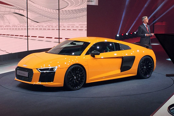 视频：全新奥迪R8 V10 Plus车型日内瓦发布