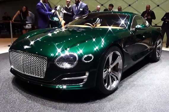 视频：宾利EXP 10 Speed 6概念车亮相日内瓦