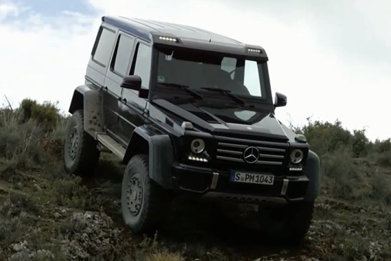 视频：越野利器 梅赛德斯-奔驰G 500 4x4²