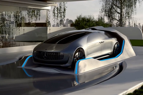 视频：未来畅想 奔驰2015款无人驾驶概念车