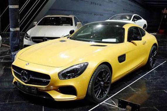 视频：2015上海车展豪车超跑奔驰AMG GT S