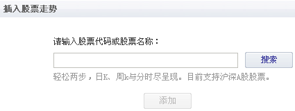 输入股票代码