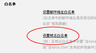 设置域白名单