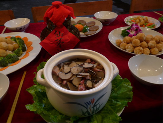 赏普者黑美景 品文山美食