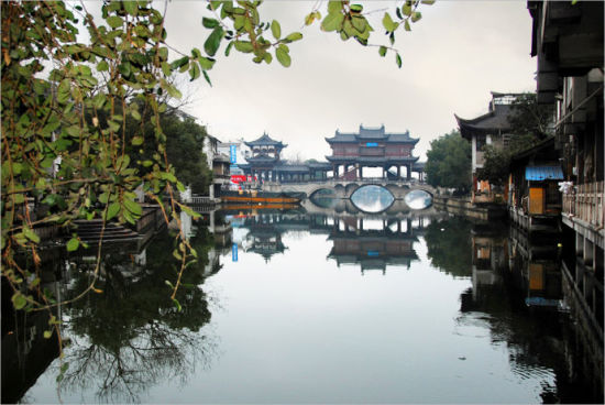 组图:三桥四水绕柯桥 在老街古桥感受老绍兴