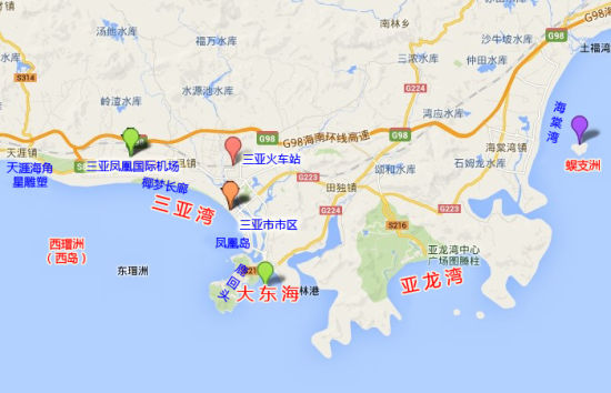 三亚最火海湾对比 总有一款适合你