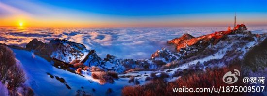 银装素裹的冬天(图:@赞荷)