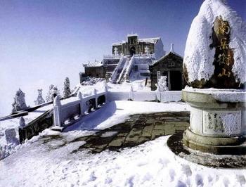 湖南衡山;去湖南南岳衡山看雪;;|去最靠近南粤的