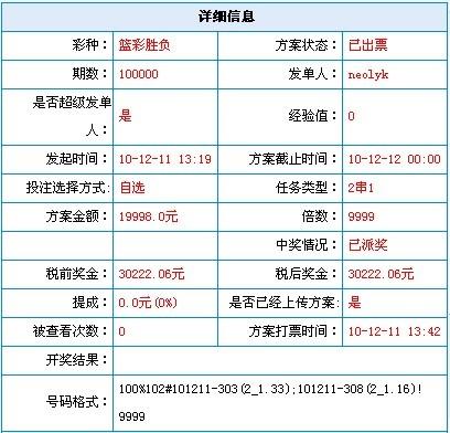 图为该会员“2串1”高倍投中奖方案截图 图为该会员“2串1”高倍投中奖方案截图