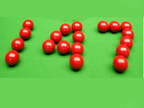 丁俊晖巡回赛状态神勇 轰出生涯第5杆147|201