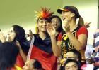 图文-[女足世界杯]德国VS阿根廷德女球迷笑对大胜