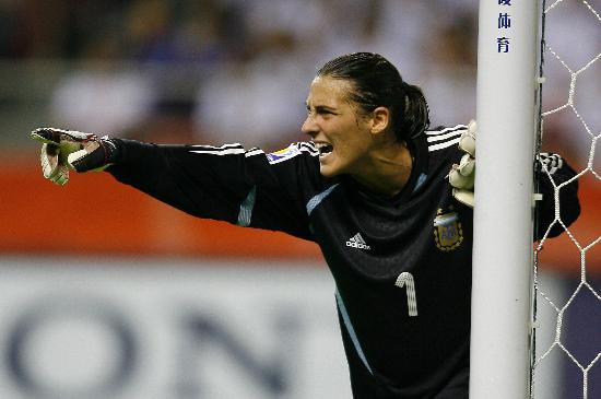 图文-[女足世界杯]日本1-0阿根廷 门将费罗亲自