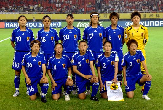 图文-[女足世界杯]德国VS日本 日本女足首发阵