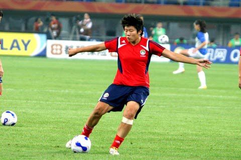 图文-[女足世界杯]中国VS新西兰 马晓旭