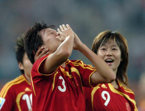 图文-[女足世界杯]中国2-0新西兰 我就是李洁_