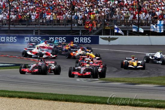 2007F1美国站--F1美国站正赛 精彩图集 - =风驰