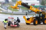 图文-F1欧洲大奖赛正赛汉密尔顿被“吊”回赛道